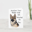 Suche nach funny german shepherd karten Deutscher hirte
