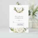 Suche nach weiße blume rsvp karten Blütenhochzeit