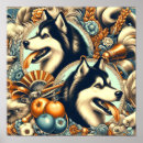 Suche nach siberian husky poster Niedlich