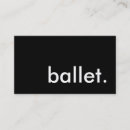 Suche nach balletts visitenkarten Künstler