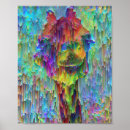 Suche nach abstrakte giraffe poster Farbenfroh