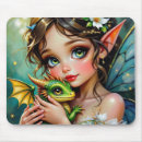 Suche nach hübsches mädchen mousepads Fee