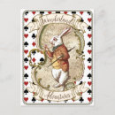 Suche nach vintage kaninchen postkarten Alice im wunderland