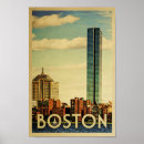 Suche nach boston skyline poster Vintag