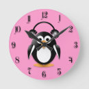 Suche nach penguin wanduhren Cartoon