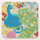 Suche nach bunte vögel untersetzer Pfau