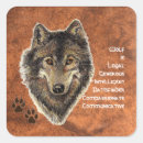 Suche nach totes tier aufkleber Wolf