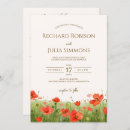 Suche nach rote mohnblumen einladungen Romantisch