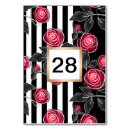 Suche nach rote rosen tischkarten Schwarz