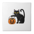 Suche nach halloween katze fliesen Schwarz