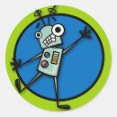 Suche nach roboter cartoon aufkleber Wissenschaft