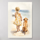 Suche nach kleine mädchen poster Aquarell