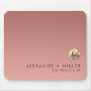 Suche nach rosa und gold mousepads Monogramm