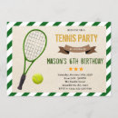 Suche nach tennis party einladungen Tennisthema