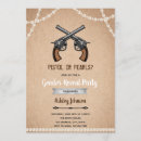 Suche nach pistole einladungen Junge oder mädchen