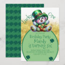Suche nach st patricks day party einladungen Kleeblatt