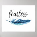 Suche nach furchtlos poster Aquarell