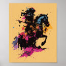 Suche nach ritter auf pferd poster Vintage