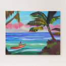 Suche nach kayaks puzzle Ozean