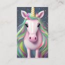 Suche nach regenbogen einhorn visitenkarten Pferd