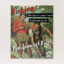 Suche nach fliegenfischen puzzle Fischerei