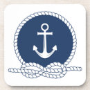 Suche nach anker und seil untersetzer Küste