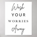 Suche nach wäsche poster Schwarz weiß