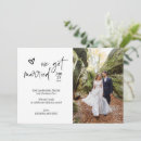 Suche nach hochzeits ankündigungs karten Wir haben verheiratet got