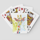 Suche nach giraffen spielkarten Tiere