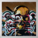 Suche nach gruselig kunst poster Skull