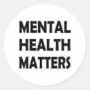 Suche nach gesundheit und wellness aufkleber Bewusstsein für psychische gesundheit