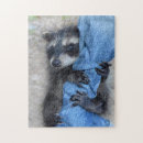 Suche nach waschbär puzzle Blau
