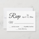 Suche nach reaktion auf hochzeiten rsvp karten Schwarz weiß