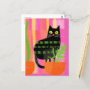 Suche nach grüne katze postkarten Kitty