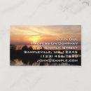 Suche nach landschaft visitenkarten Sonnenuntergang
