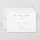 Suche nach moos grün rsvp karten Bride