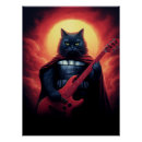 Suche nach gitarre spielen poster Katze