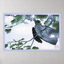Suche nach japanischer vogel poster Holzschnitt