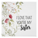 Suche nach liebe meine schwester poster Für sie
