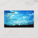 Suche nach blaue himmel visitenkarten Horizont