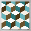 Suche nach würfel poster Geometrisches muster
