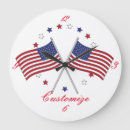 Suche nach american flag wanduhren 4th of july