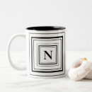 Suche nach monogramm m tassen Schwarz und weiß