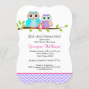 Suche nach lila eule einladungen Babyparty