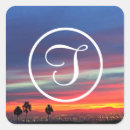 Suche nach roter sonnenuntergang aufkleber Monogramm