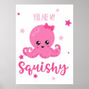 Suche nach kraken cartoon poster Kawaii krake