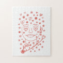 Suche nach gesicht puzzle Illustration
