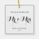 Suche nach modern and minimal ornamente Mr und mrs