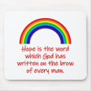 Suche nach hoffnung mousepads Regenbogen