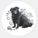 Suche nach schwarzer mops aufkleber Möpsen